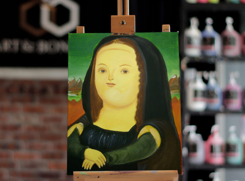 Mona Lisa by Fernando Botero - Highlights