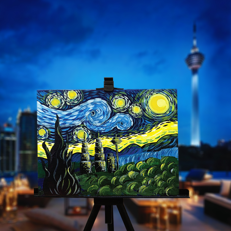 Stripes Hotel - Starry Night KLCC Inspired by Van Gogh