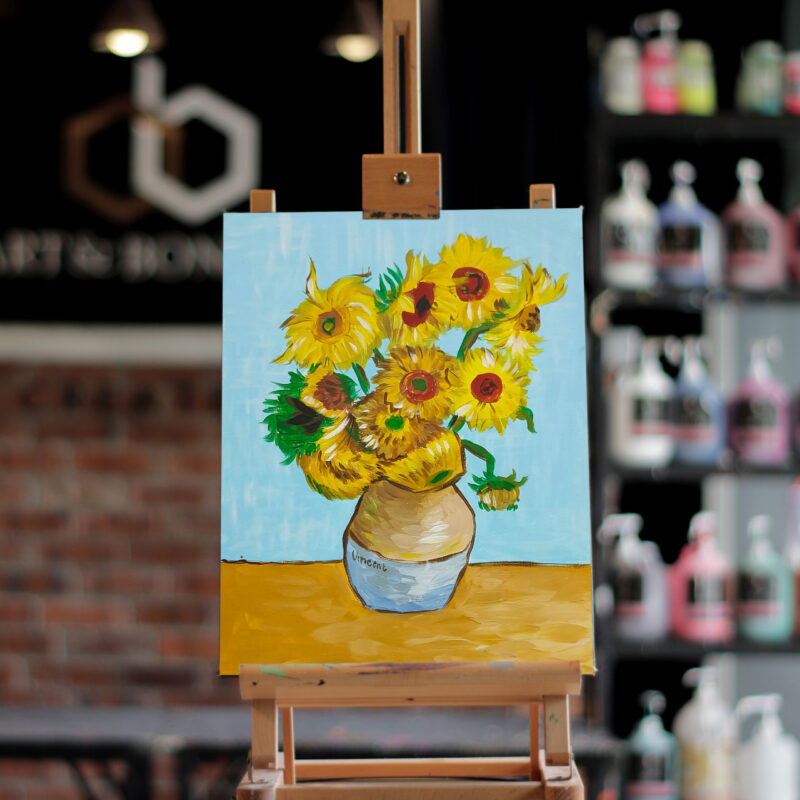 Sunflowers by Vincent Van Gogh - Highlights