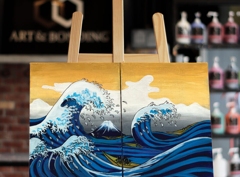 The Great Wave Off Kanagawa by Hokusai - Highlights