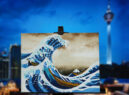 The Great Wave Off Kanagawa by Hokusai - Stripes Highlights